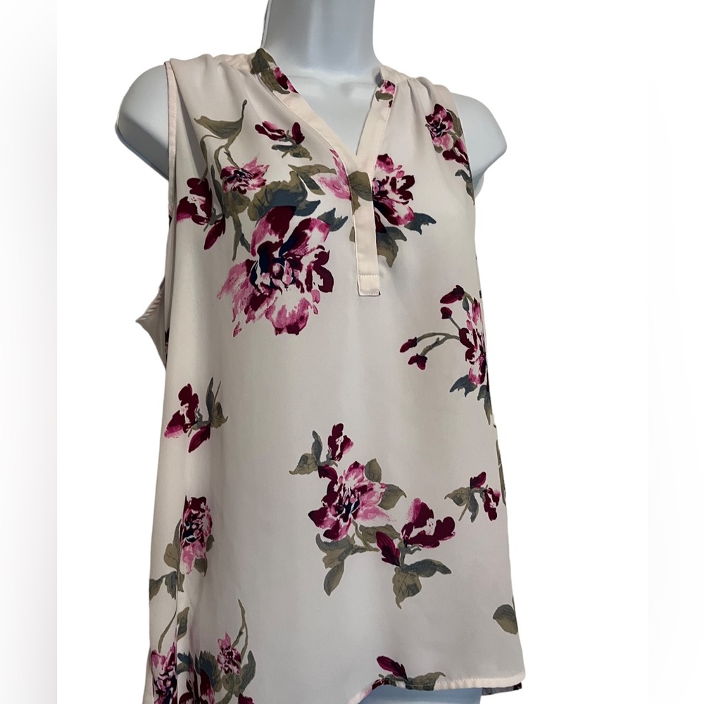 Alice Blue | Sleeveless Floral Blouse